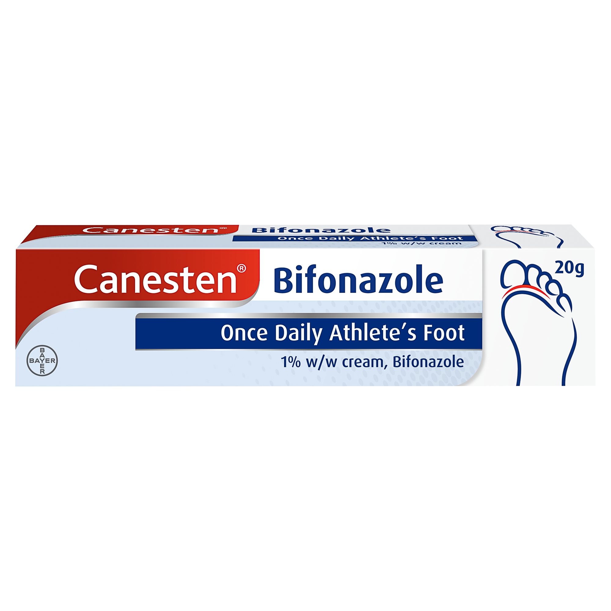 Canesten Bifonazole Once Daily Athlete’s Foot 1% w/w Cream